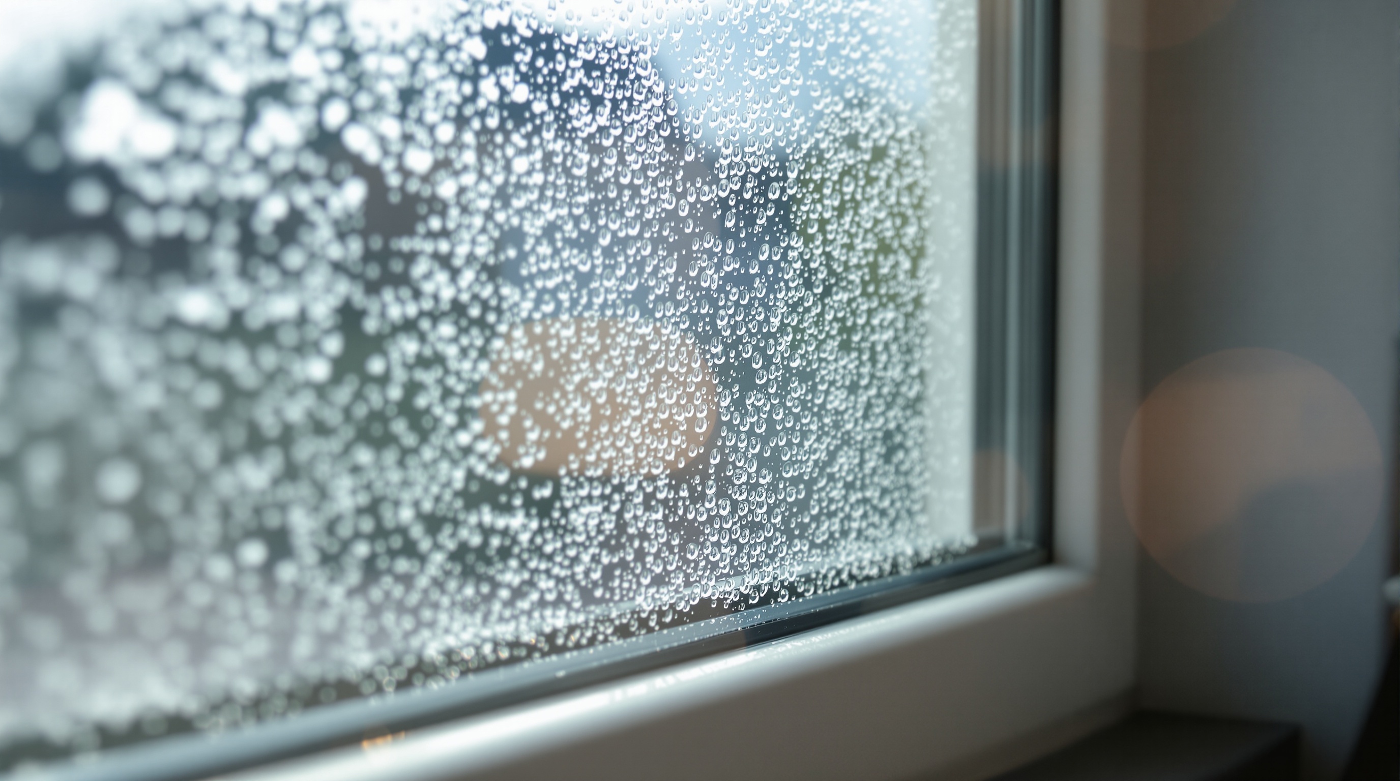 Double vitrage embué à Lyon — condensation entre les verres, remplacement par DFPRO Lyon